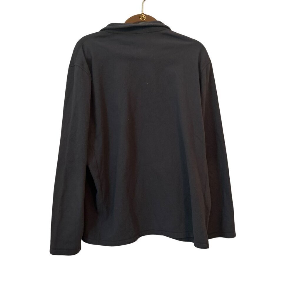 The North Face Men's Gray Fleece Jacket SZ X Large Half Zip Long Sleeves - Picture 3 of 5